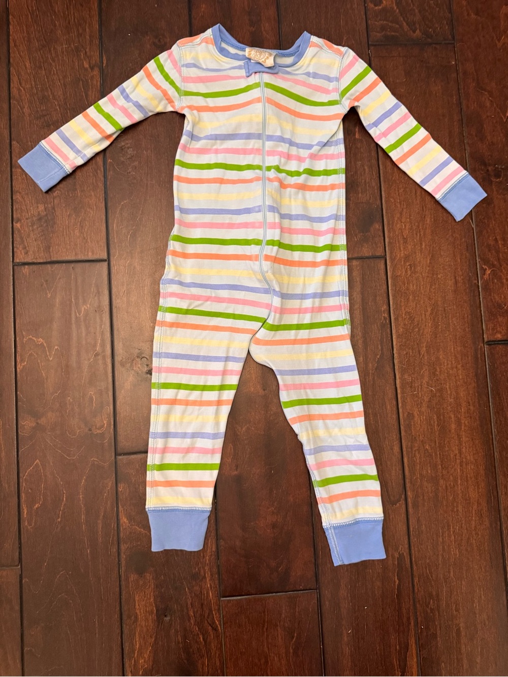 The Beaufort Bonnet Company Multicolored Stripes Pajamas - 3T